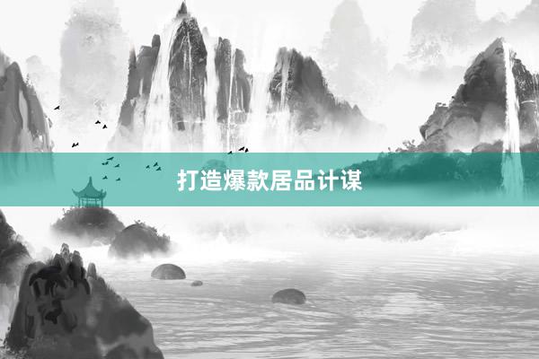 打造爆款居品计谋